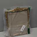 SIKOO 8x10 Inch Vintage Mirror, Decorative Wall Mirror,Makeup Mirror for Table,Antique Home Decor,Ornate Wall Art,Resin and Premium Glass, Gold