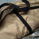 Camping Tarp with Poles & Retainer, 14.5x11FT PU9000mm Waterproof 210D Oxford Cloth Camping Awning, UV Blocking Rate 99.99% Camping Canopy Tent Tarp for Outdoor, Hammock, Car, Picnic (Khaki), 14.511FT