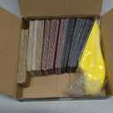 90PCS Premium Micro Detail Sander Kit, Updated 3-in-1 Mini Hand Sanding Block, 60-400 Grit Sandpaper for Wood Crafts, Tight Spaces, and DIY Polishing Projects