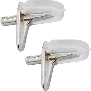 100 Pcs 1/8 Inch (3mm) Shelf Pegs Pins Cabinet Shelf Support Pegs L-Shaped Support Holder Bracket for Bookshelf Display Cabinet Wardrobe Closet Cupboard Kitchen Bookcase