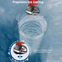 6 Inch Ice Auger Nylon Base - Heavy-Duty Wear-Resistant Corrosion-Proof Ice Fishing Accessory