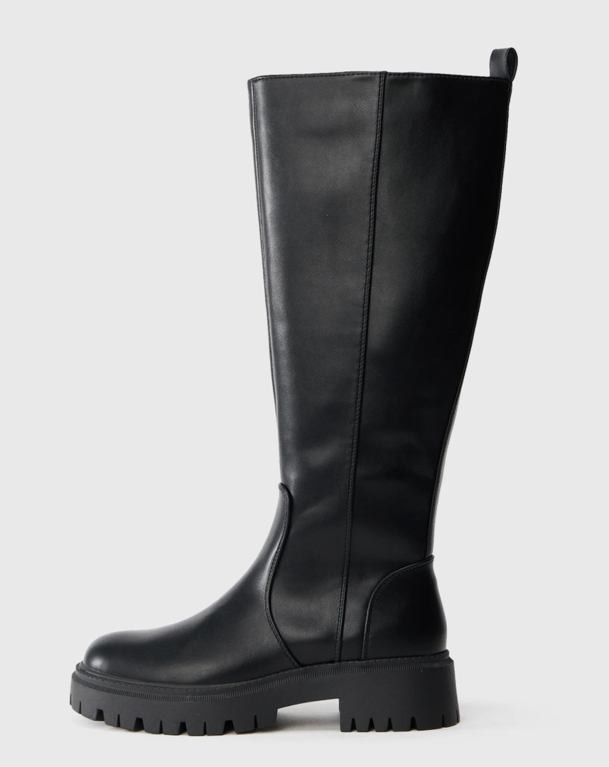 Black Long  boots, Size 8