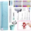HAWERSI Essential Craft Tools Set for Cutting Machine,Weeding Tools for Vinyl,Paper Cutter,Light Pad,Vinyl Weeding Scrap Collector,Brayer Rollers,Craft Accessories Bundle for Craft Projects