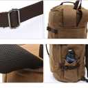 IT'SCARL Large backpack for men,Travel backpack,Carry on, Canvas big bag,Work back pack(khaki), Medium