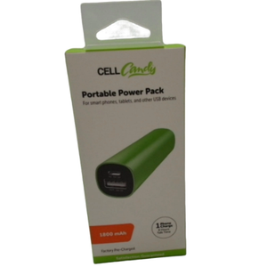 CELLCandy Portable Power Pack 1800 mAh