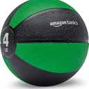Weighted Medicine Ball for Core Strength, Strength Training, Full-Body Workouts and Balance Exercises, Weight: 4 Pounds
