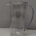 G.E.T. P-3064-1-CL-EC Heavy-Duty Shatterproof Plastic 2 Quart Pitcher with Lid, BPA Free (64 Ounce), Clear