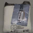 YCOLL White Pillow Covers 24x24 Set of 2 Velvet Striped Pattern - Soft Throw Pillows for Home Decor, Luxury Decorative Pillow Covers for Couch, Bed,Living Room