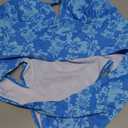 Floerns Women's Floral Print Halter Neck Tankini Top Two Piece Bathing Swimsuit XL