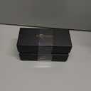 2 x Night Driving Glasses Clip On Night Vision Glasses, Anti Glare HD Polarized Yellow Lens Compact Fit Non-Flip Up