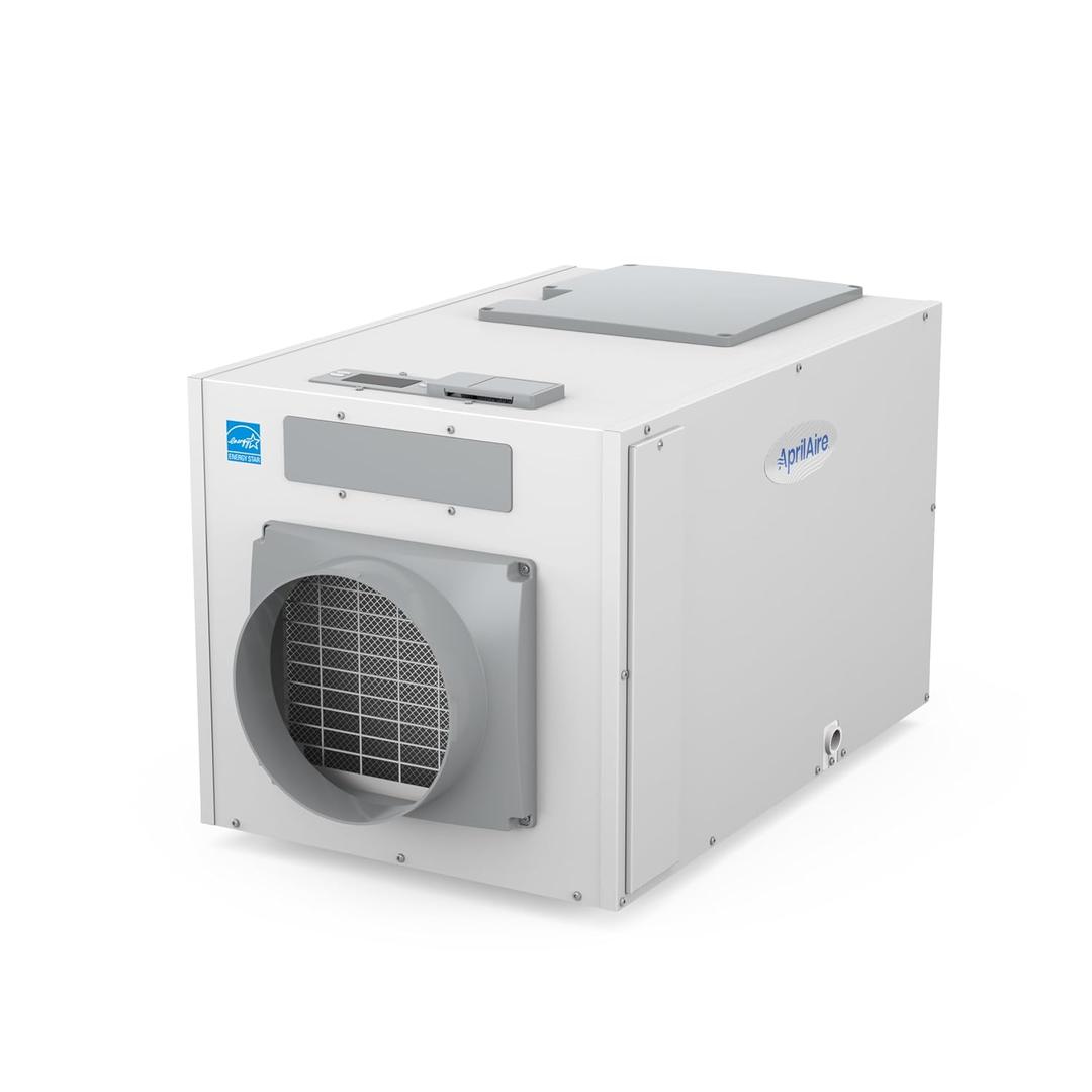 AprilAire E130 Pro 130-Pint Whole-House Dehumidifier, Energy Star Certified, Commercial-Grade for Basement, Crawlspace or Whole House up to 7,200 sq. ft.
