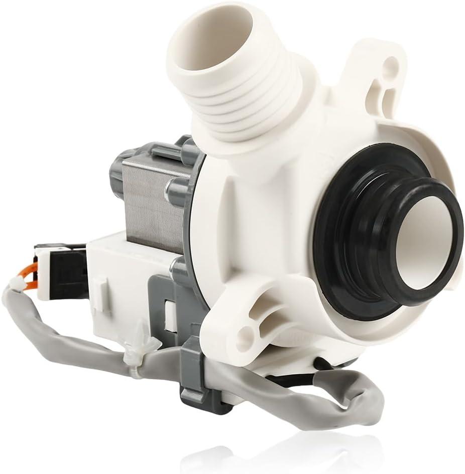 Upgraded WH23X24178 Washer Drain Pump Assembly fit for GE, Hotpoint Washing Machine GTW, HTW, PTW Series Models - Replaces WH23X28418, WH23X27574, AP6889136, B30-3A02, B40-3A01, 4958182