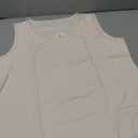 ANRABESS Tank Tops for Women Waffle Knit Scoop Neck Flowy Casual Sleeveless Shirts 2026 Summer Clothes Parchment X-Large