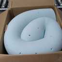 Best Price Mattress 3 Inch Ventilated Memory Foam Mattress Topper, Cooling Gel Infusion, CertiPUR-US Certified, Queen Blue