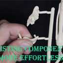 Human Body Model for Kids Anatomy Plastic DIY Skeleton Toy 3D Anatomy Kit Educational Science Kit