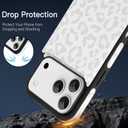 tharlet Compatible with iPhone 17 Pro Max Case with Card Holder White