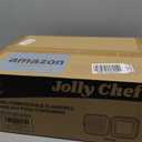 JOLLY CHEF Clamshell Take Out Food Containers, [6 * 6" 200-Pack] To Go Containers Disposable, Sugarcane To Go Boxes for Salad,Lunch