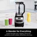 Ninja Blender for Smoothies, Shakes, & More | Smoothie Blender, Drink Mixer, Grinder, Ice Crusher | Total Crushing Technology, Pro 1000 W Power, XL 72oz Pitcher, Dishwasher Safe | Black | NJ601AMZ