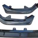 Front Bumper Lip Spoiler Splitter Body Kit Protector Guard Deflector Car Accessories 3PCS Compatible with Civic 2022 11th Sedan(B)