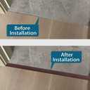 Floor Transition Strip 2" Self-Adhesive Flat Vinyl Flooring Transitions Strip with Strong Backing (5cm, 10FT, Coffee)