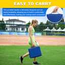 2 Pcs Stadium Seat Cushions Water-Repellent Bleacher Seat Cushions Indoor & Outdoor Seat Cushion for Bleachers Portable Stadium Cushion for Sports Events, Office Chairs, Beaches (Blue)