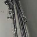 Tension Curtain Rod 51-165In(4.25-13.75Ft), Extra Long Outdoor Curtain Rod No Drilling for Window or Bathroom Patio, Adjustable Spring Shower Rod, Easy to Install Never Rust, Rod Diameter 1.26In-Black