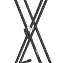 Amazon Basics Sturdy Keyboard and Piano Stand, Heavy-Duty Adjustable Height, X-Shape Design, Durable, Black, 27.5 to 38.2 inches