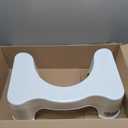 Squatty Potty The Original Bathroom Toilet Stool, 7 Inch height, White