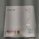 Woputne Desk Lamp Clip Light, 10 Dimmable Brightness 3 Light Modes Reading Light, Clamp Bedside Lamp for Painting, Craft, Study (Black) (Not Included Adapter)