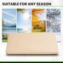 ECOTRIC Front Seat Bottom Compatible with 2004-Up Club Car Precedent Golf Carts Seat Bottom Cushion Beige