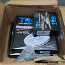 TRQ Front Brake Pad and Rotor Set Ceramic G Coated Vented Rotors Compatible with 2006-2006 Acura MDX