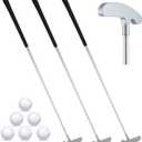 Wettarn 3 Sets Golf Putter Two Ways for Men Women Kids Club with 6 Practice Golf Balls for Left or Right Handed Golfers Indoor Outdoor