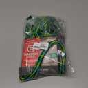Harness Lead No Pull Dog Harness and Leash Set, Anti Pull Dog Harness, One-Piece Cushioned Rope Safely Prevents Escaping and Pulling (Medium/Large, Rainforest) (Rainforest (Olive/Lime/Turquoise))