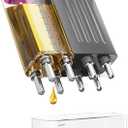 Electric Hair Oil Applicator for Scalp with Massage, Scalp Massager for Scalp Care | Hair Oiling Applicator & Oil Bottles for Healthy Hair | Electric Hair Brush for Healthy Scalp (Pink)