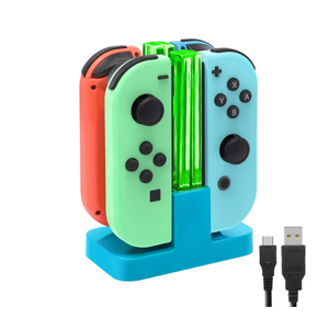 Charging Dock For N-S Joy-Pad, Green and Blue 