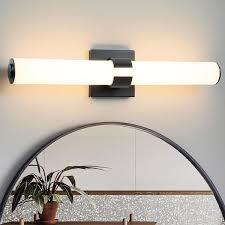 Lighting Truss LED Collection Etched Opal Glass Modern Bath Vanity Light Architectural Bronze