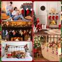 3 x Christmas Stocking Holders Mantel Hook Hangers Fireplace Hooks Hanger Christmas Stocking Hook Fireplace Hanger Grip for Christmas Party Decorations (Black)