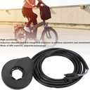 Electric Pedal Assist Sensor, 12 Magnet Dual Hall PAS System for Conversion Kit Left Side Installation Bicycle Pedal Sensor