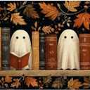 Reofrey Large Diamond Art Kits for Adults Halloween, 30x80cm/12x31.5inch Full Drill Round Rhinestone Big Diamond Painting Kit Ghosts, DIY Cross Stitch Embroidery Canvas for Crafts Home Wall Decor