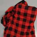 Plaid Dog Hoodie Sweatshirt Sweater for Extra Large Dogs Cat Puppy Clothes Coat Warm and Soft(XXL)