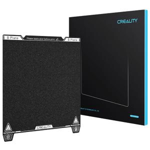 Creality Official K1 Max Build Plate Textured Surface 315x310mm PEI Sheet Flexible Removable Spring Bed Plate for K1 Max, Ender 3 V3 Plus(Without Magnetic Base)