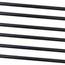 6 PCS 12 Inches Threaded Extension Rod, Matte Black M10 Threaded Extension Rod for Pendant Light Island Lighting Chandeliers Lighting Fixture Rods Stems, Thread Pitch 1 mm