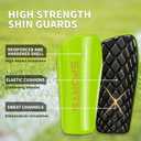 LPONJAR Soccer Shin Guards for Kids Youth Adults - Shin Pads and Sleeves with Optimized Insert Pocket for Boys Girls Men Women for Football Games - Protective Soccer Equipment