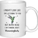 Hummingbird Mug, Hummingbird Coffee Mug, Hummingbird Gifts for Women, Hummingbird Gifts for Hummingbird Lovers, Funny Hummingbird Ceramic Coffee Mug 11 oz