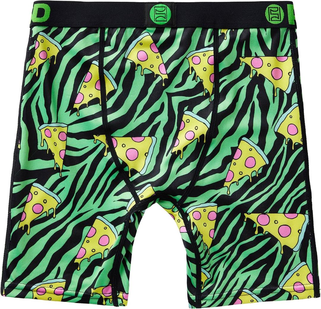 PSD Underwear Youth Boys Boxer Briefs - Food & Drink, Comfortable Active Underwear for Boys, Boys Underwear Packs & Singles L