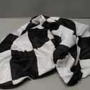 Arch Backdrop Covers Racing Checker Texture Black and White Chiara Arch Cover for Baby Shower Birthday Party Race Car Theme (6FT)