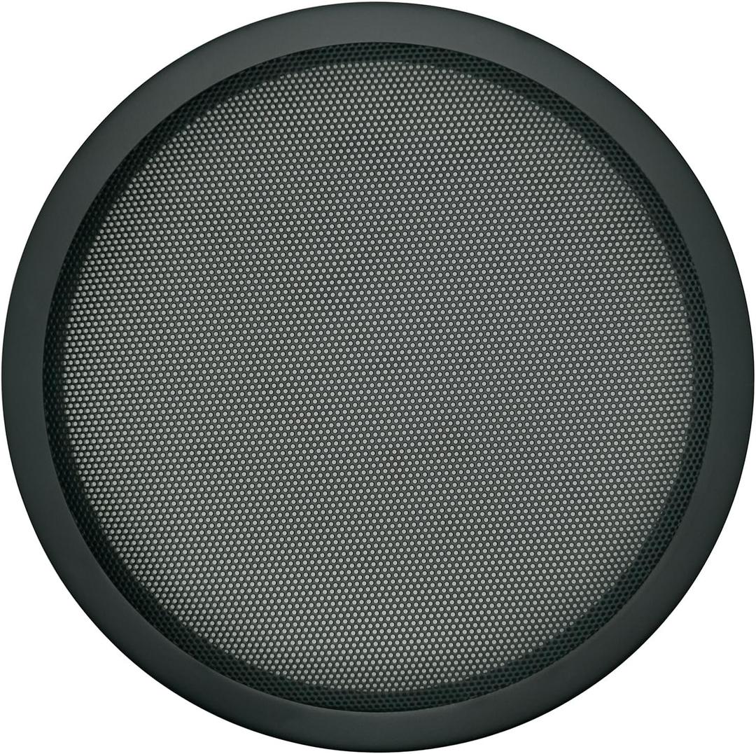 12" Speaker Grill Covers, Car Speaker Subwoofer Guard Protector, Metal Frame with Metal Mesh, Black - 1Pc