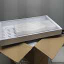 4 Pack Pull out Cabinet Organizer 21"Deep with Raising Pad for Framed Cabinets, Expandable Slide out Drawers for Kitchen Cabinets with 4pcs Divider Racks, Roll out Shelves 12.1"-20.4" W White