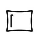 2 Christmas Pillow Cases Beige 18" x 13" in