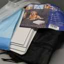 URPOWER Hard Bottom Dog Car Seat Cover for Pets 100% Waterproof Seat Cover Hammock 600D Heavy Duty Scratch Proof Nonslip Durable Soft Back Seat Covers for Cars Trucks and SUVs (Standard - 54" Length, Matte Black)